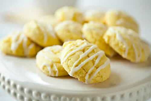 Cookies au citron - délicieux cookies pour votre table de goûter.