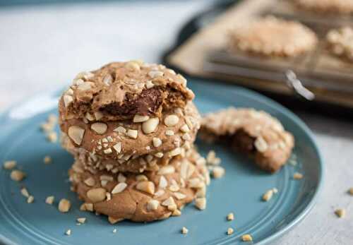 Cookies aux amandes fourrés de nutella - pour votre goûter.