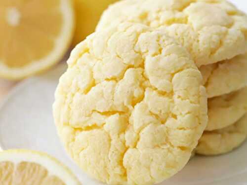 Cookies-biscuits citron au thermomix - le gâteau du goûter.