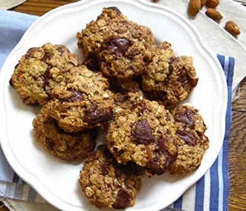 Cookies chocolat amandes et noisettes croustillants avec thermomix