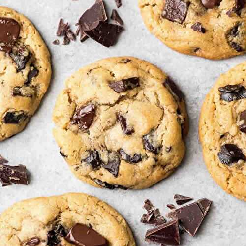 Cookies chocolat noir au thermomix - le délice du goûter.