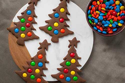 Cookies sapin de noël au thermomix - pour le goûter de fête de noël 2020