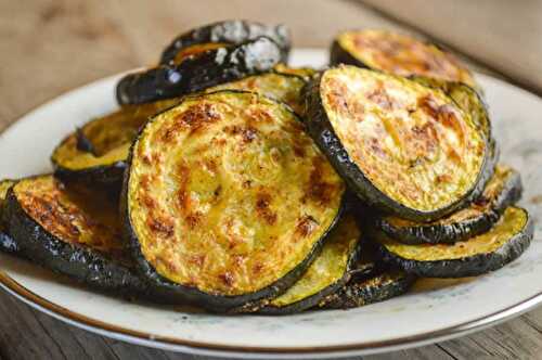 Courgettes grillées au four - pour accompagner votre plat.