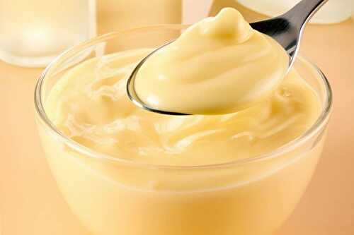Crème anglaise à la vanille au thermomix - la recette facile.