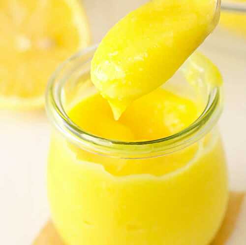 Crème au citron facile - délice pour accompagner vos crêpes.