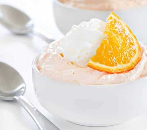 Crème dessert à l'orange au thermomix - pour la fête de noël