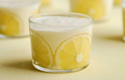 Crème dessert au citron au thermomix - un vrai délice.