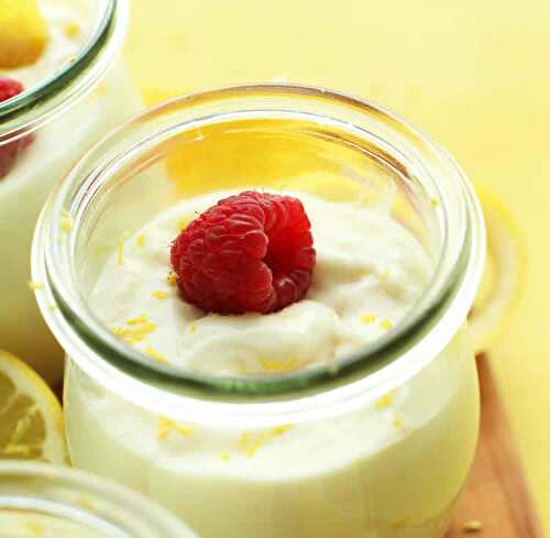 Crème dessert citron au thermomix - pour vos fins de repas.