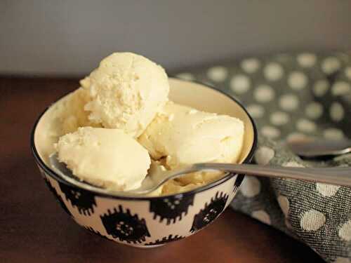Creme glacee au vanille et mascarpone avec thermomix - recette thermomix.