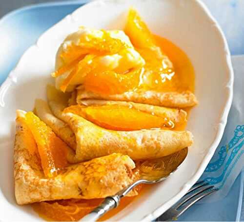 Crêpes à l'orange - un vrai délice pour votre goûter