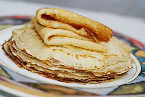 Crepes aux farines de riz et mais sans gluten - recette facile