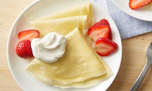 Crêpes dessert - la meilleure recette facile et rapide