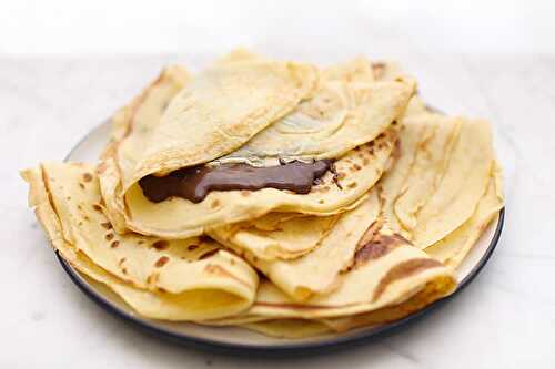 Crêpes sucrées au thermomix - légères pour votre dessert.