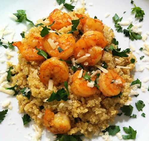 Crevettes au quinoa au cookeo - plat en moins de 10 minutes