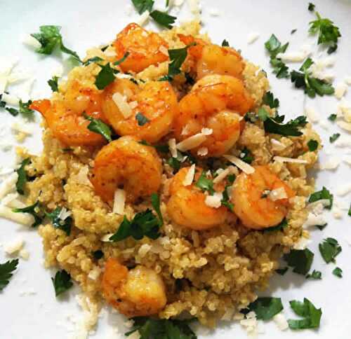Crevettes au quinoa et curry au cookeo - pour votre plat principal