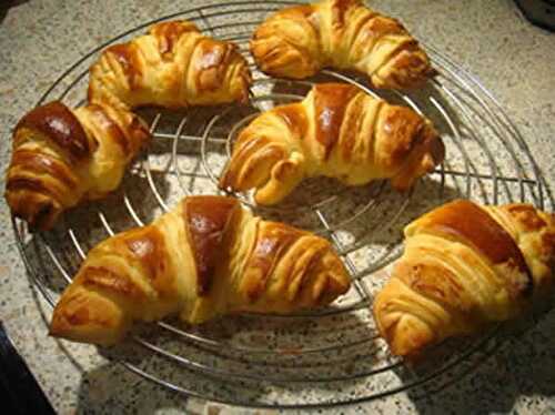 Croissant avec thermomix - recette facile à la maison.