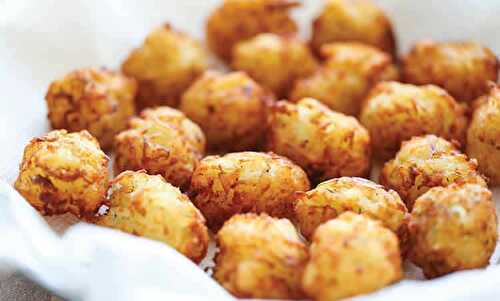 Croquettes de pomme de terre frites - pour accompagner vos plats.
