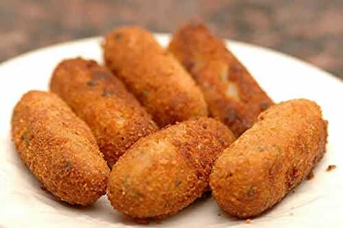 Croquettes de poulet fromage - accompagnez vos plats.