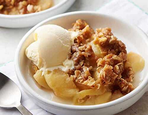 Croustade aux pommes - un délicieux dessert pour finir votre repas.