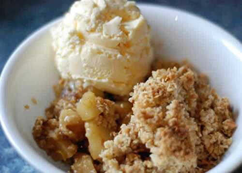 Crumble aux Pommes au thermomix - votre dessert thermomix