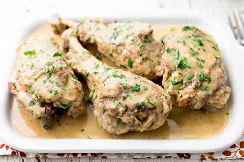 Cuisse de dinde a la moutarde au cookeo - recette cookeo facile.
