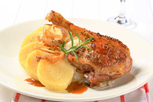 Cuisses de canard au four - recette facile pour votre plat.