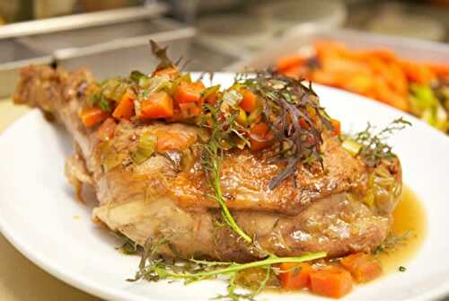 Cuisses de dinde aux poireaux au cookeo - un délicieux plat