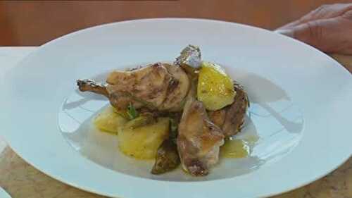 Cuisses de lapin aux pommes de terre cookeo - recette cookeo facile.