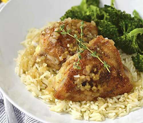 Cuisses de poulet au riz au cookeo - pour un plat principal