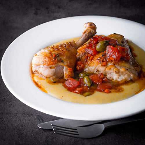 Cuisses de poulet aux tomates et capres cookeo - recette cookeo