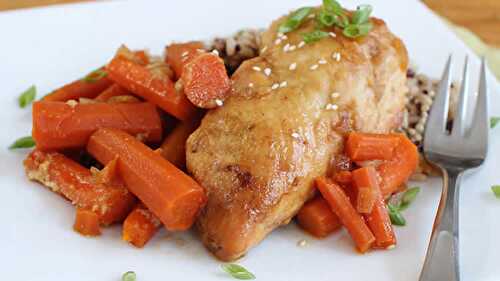 Cuisses de poulet et carottes au cookeo - pour votre plat.