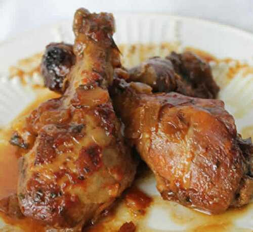 Cuisses de poulet oignon au cookeo - recette cookeo facile.