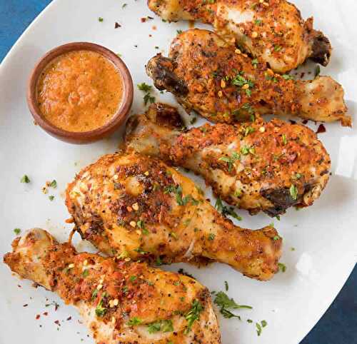 Cuisses de poulet peri peri - délicieux plat à la sauce piquante