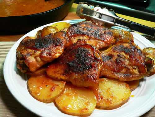 Cuisses de poulet pommes de terre cookeo - un délicieux plat