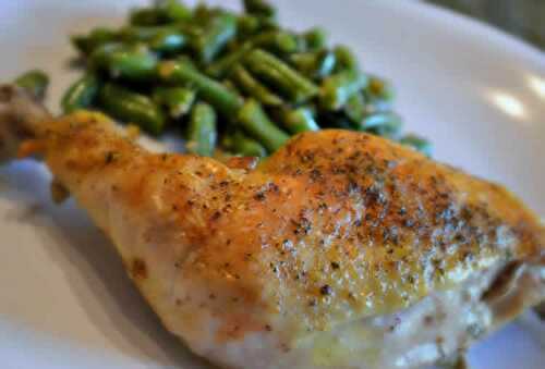 Cuisses poulet et haricots verts cookeo - recette cookeo.