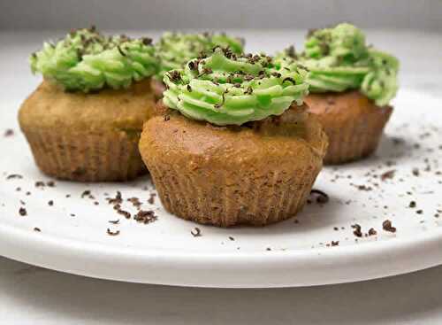 Cupcakes à la crème de coco et thé vert avec thermomix