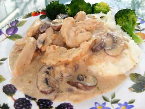 Emince de veau aux champignons - un plat délicieux pour toute la famille.