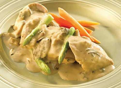 Filet de poulet sauce boursin cookeo - délicieux plat cookeo pour dîner.