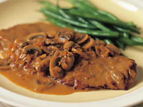 Filet de veau aux champignons cookeo - un plat dîner cookeo.