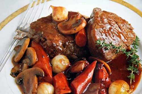 Filet mignon bourguignon au cookeo - un délicieux plat de viande