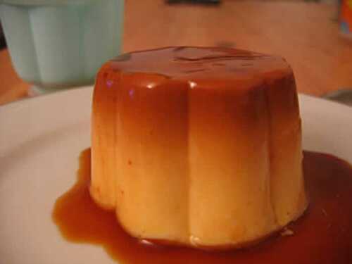 Flan au caramel avec thermomix - recette facile à la maison.