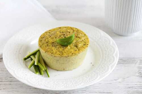 Flan de courgettes thermomix - un délice pour accompagner vos plats.