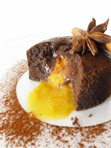 Fondant au chocolat et orange - recette facile pour votre dessert.