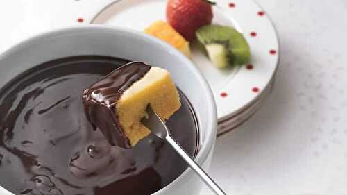 Fondue au chocolat au thermomix - recette dessert thermomix
