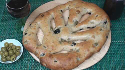 Fougasse au thermomix - recette thermomix facile.
