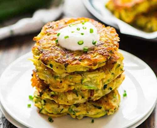 Galette pomme de terre et courgette - pour accompagner votre soupe.