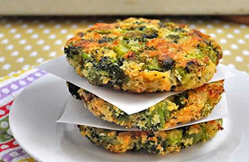 Galettes au brocoli au thermomix - pour accompagner votre soupe.