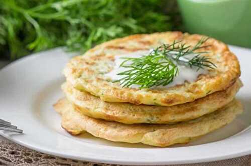 Galettes courgettes et fromage ricotta - un délice pour votre goûter