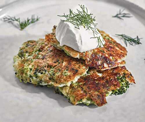 Galettes de brocoli et fromage - pour accompagner vos plats