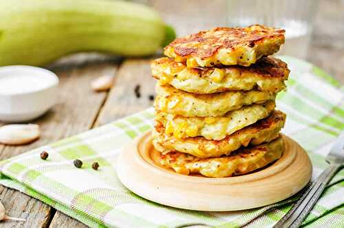 Galettes de courgettes au parmesan - pour votre plat ou apéro